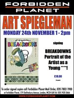 [Art Spiegelman Signing Breakdowns: Portrait of the Artist as a young ****! (Product Image)]