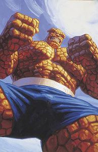 [Fantastic Four #20 (Hildebrandt Thing Marvel Masterpieces III Virgin Variant) (Product Image)]