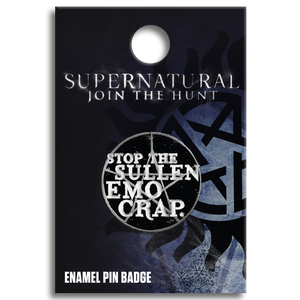 [Supernatural: Enamel Pin Badge: Emo Crap  (Product Image)]