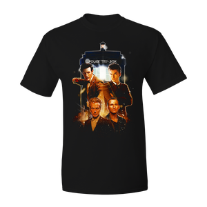 [Doctor Who: T-Shirt: Modern Doctors Group (Product Image)]