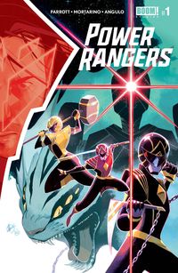 [The cover for Power Rangers #1 (Cover A Scalera)]