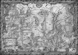 [Conan The Barbarian #1 (Cover G Wraparound Hyborian Age Map Card Stock) (Product Image)]