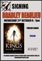 [Bradley Beaulieu Signing Twelve Kings (Product Image)]
