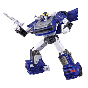 [Transformers Legacy: Buzzworthy Bumblebee: Deluxe Class Action Figure: Autobot Silverstreak (Product Image)]