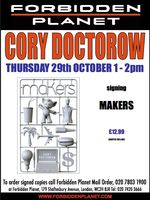 [Cory Doctorow Signing Makers (Product Image)]