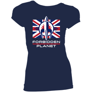 [Forbidden Planet: Women's Fit T-Shirt: The Great British Blast-Off (Product Image)]