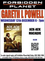 [Gareth L Powell Signing Ack-Ack Macaque (Product Image)]