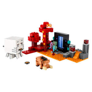 [LEGO: Minecraft: The Nether Portal Ambush (Product Image)]