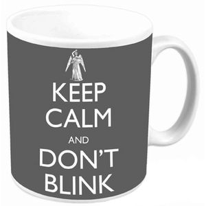 [Doctor Who: Mug: Keep Calm And Don't Blink (Product Image)]