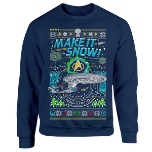 Star trek make it snow sweater outlet