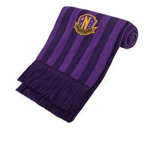 [Wednesday: Scarf: Nevermore Academy (Purple) (Product Image)]