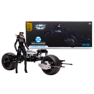[DC: The Dark Knight Rises: 7 Inch Scale Vehicle: Batpod With Catwoman (Product Image)]