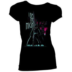 [Batman: Women's Fit T-Shirt: I Am The Night (Product Image)]