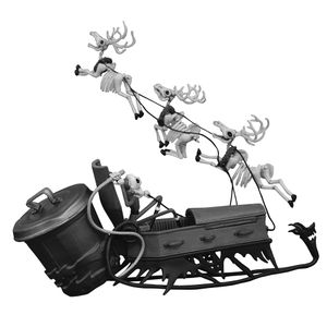 [Nightmare Before Christmas: PVC Play Set: Jack In Sleigh (Deluxe) (Product Image)]