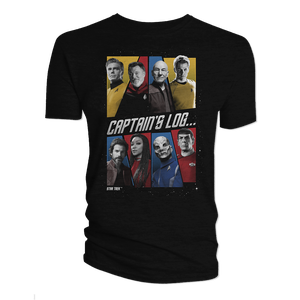 [Star Trek: T-Shirt: Captain's Log II (Product Image)]