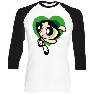 [Powerpuff Girls: Baseball T-Shirt: Buttercup (Product Image)]