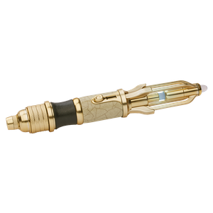 [Doctor Who: The Fourteenth Doctor's Sonic Screwdriver (Exclusive Gold Metallised Edition) (Product Image)]