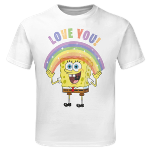 [SpongeBob SquarePants: Children's T-Shirt: Love & Sparkles (Product Image)]