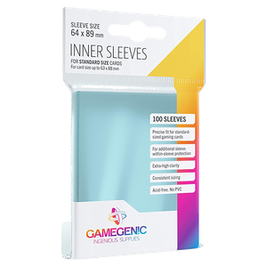 [Gamegenic: Closable Inner Sleeves (100) (Product Image)]