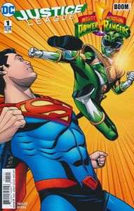 [Justice League/Power Rangers #1 (Superman/Green Ranger Variant) (Product Image)]
