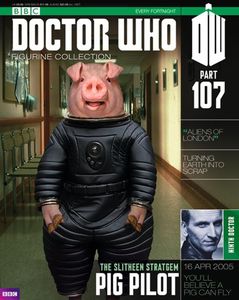 [Doctor Who: Figurine Collection Magazine #107 Pig Pilot (Product Image)]