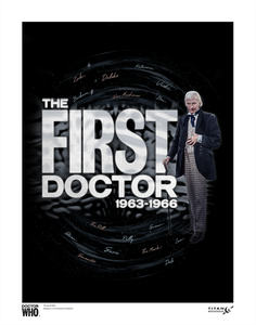 [Doctor Who: The 60th Anniversary Diamond Collection: Celebration Art Print: The First Doctor (Product Image)]