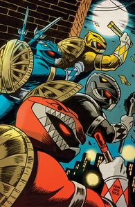 [Mighty Morphin Power Rangers/Teenage Mutant Ninja Turtles II #1 (Cover N Francavilla Cardstock Variant) (Product Image)]