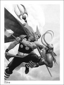 [Marvel: Giclee Print: Thor & Loki (Signed & Numbered) (Product Image)]