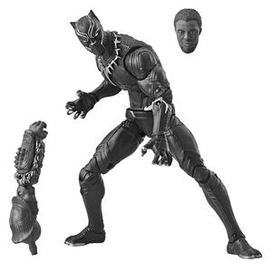 [Black Panther: Marvel Legends Action Figure: Unmasked Black Panther (Product Image)]