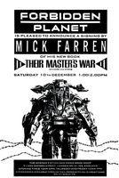 [Mick Farren signing Their Master's War (Product Image)]