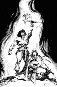 [Conan The Barbarian #2 (Cover G Torre Black & White Inks Virgin Variant) (Product Image)]
