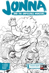 [Jonna & The Unpossible Monsters #1 (Drawing Board Edition) (Product Image)]