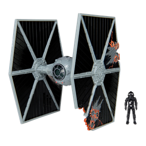 [Star Wars: Micro Galaxy Squadron: Small Vehicle Set: TIE Fighter (Battle Damaged) (Product Image)]