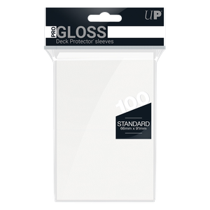[Pro-Gloss: Standard Deck Protector Sleeves: White (100) (Product Image)]