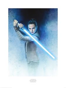 [Star Wars: The Last Jedi: Art Print: Rey Lightsaber Guard (Product Image)]