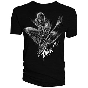 [Spider-Man: T-Shirt: Sketch Web (Product Image)]