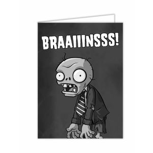 [Plants vs. Zombies 2: Greetings Card: Brains (Product Image)]
