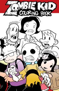 [The cover for Zombie Kid Diaries: Coloring Book]