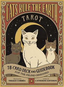 [Cats Rule The Earth Tarot: 78-Card Deck & Guidebook For The Feline-Obsessed (Product Image)]