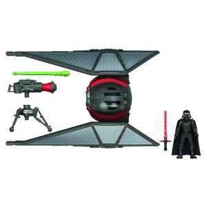 [Star Wars: Mission Fleet: Action Figure Playset: Kylo Ren & TIE Whisper (Product Image)]