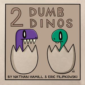 [2 Dumb Dinos (Hardcover) (Product Image)]