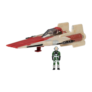 [Star Wars: Micro Galaxy Squadron: Vehicle & Micro Figure Set: A-Wing (Product Image)]