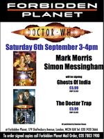[Mark Morris and Simon Messingham Signing Ghosts of India and The Doctor Trap (Product Image)]