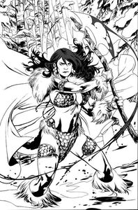 [Red Sonja: Black White Red #1 (Cover M Lupacchino Limited Virgin Variant) (Product Image)]