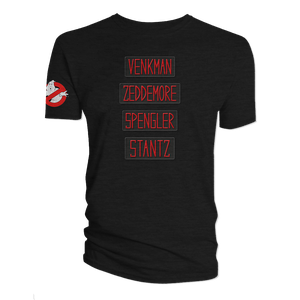 [Ghostbusters: T-Shirt: Team Names			 (Product Image)]