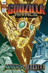 [The cover for Godzilla: Rivals: Mothra Vs Moguera #1 (Cover A Chan)]