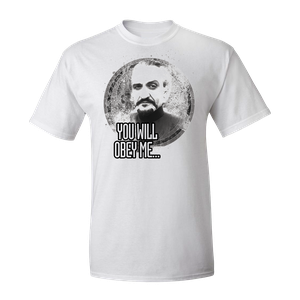 [Doctor Who: T-Shirt: The Master You Will Obey Me (Product Image)]