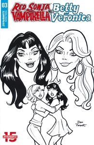 [Red Sonja & Vampirella Meet Betty & Veronica #3 (10 Copy Parent Black & White In) (Product Image)]