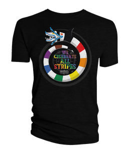 [Beetlejuice: T-Shirt: We Celebrate All Stripes (Product Image)]