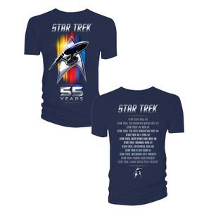 [Star Trek: T-Shirt: 55th Anniversary & Series Dates (Product Image)]